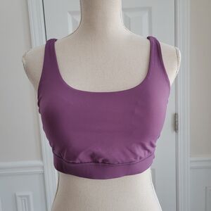 Lululemon Energy Bra Size 10 Grape Thistle Luxtreme Strappy Back Yoga Gym Train
